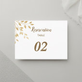 Elegant wedding placeholder platzkarte