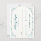 Elegant Wedding RSVP Card (Vorderseite)