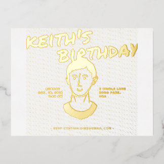 Elegant Wedding RSVP Card – Minimalist Design with Folie Einladungspostkarte