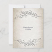 Elegant Wedding Save the Date (Rückseite)