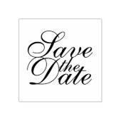 Elegant Wedding Save the Date Gummistempel (Prägung)
