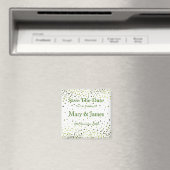 Elegant Wedding Save the Date Sparkle Magnet (In Situ (Geschirrspüler))