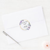 Elegant Wedding Save the Date Sticker (Umschlag)