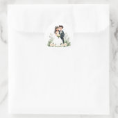 Elegant Wedding Sticker (Tasche)