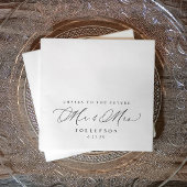 Elegant Wedding Verlobung Napkins Cheers Serviette