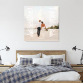 Elegant Wedding Vow Art Gift Leinwanddruck (Insitu (Schlafzimmer))