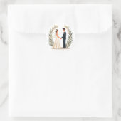 Elegant Wedding Vow Sticker (Tasche)