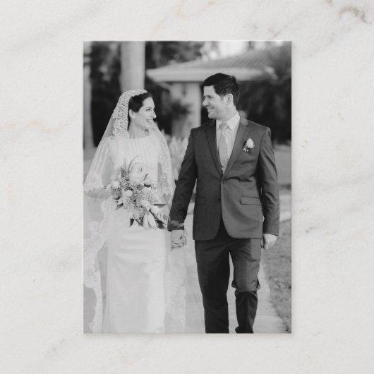 Elegant Wedding Website | UAWG QR-Code-Foto Begleitkarte (Vorderseite)