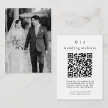 Elegant Wedding Website | UAWG QR-Code-Foto