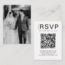 Elegant Wedding Website | UAWG QR-Code-Foto