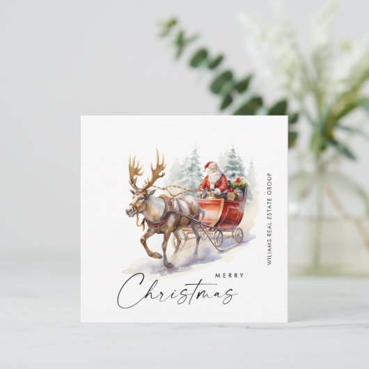 Elegant Weihnachten (Stehend Vorderseite)