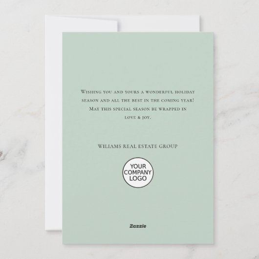 Elegant Weihnachten (Rückseite)