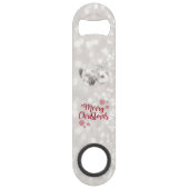 Elegant, Weihnachtsbälle, Glittery Bokeh Speedflaschenöffner (Rückseite)