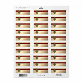 Elegant, Weihnachtsbaum Orange, Imitate Gold (Vorne)