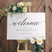 Elegant Welcome Weddingsign Poster