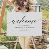 Elegant Welcome Weddingsign Poster