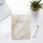 Elegant, Wellen, Planer<br><div class="desc">Kundenspezifischer moderner, eleganter Wellenplaner. Editieren Sie Ihr Produkt in wenigen Minuten. Sie können Schriftart/Größe/Farbe und Position mit "weiter personalisieren" ändern.</div>
