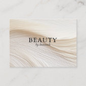 Elegant, Wellen, Salon Terminkarte (Vorderseite)