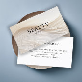 Elegant, Wellen, Salon Visitenkarte