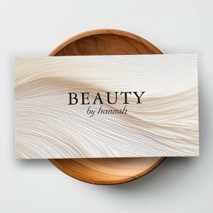 Elegant, Wellen, Salon Visitenkarte