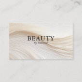 Elegant, Wellen, Salon Visitenkarte (Vorderseite)