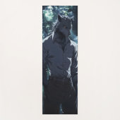 Elegant Werewolf Anime Yogamatte (Vorderseite)