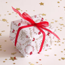 Elegant Whimsical Christmas Damask