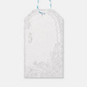 Elegant Whimsical Garden Door Wedding Geschenkanhänger (Rückseite)