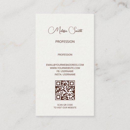 Elegant White 3D Roses Visitenkarte (Rückseite)