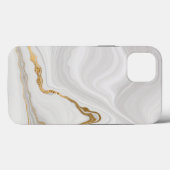Elegant White And Gold Marble Case-Mate iPhone Hülle (Rückseite (Horizontal))