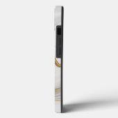 Elegant White And Gold Marble Case-Mate iPhone Hülle (Rückseite / Links)