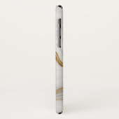 Elegant White And Gold Marble Case-Mate iPhone Hülle (Hinten/Links)