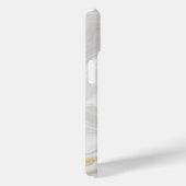 Elegant White And Gold Marble Case-Mate iPhone Hülle (Rückseite / Rechts)