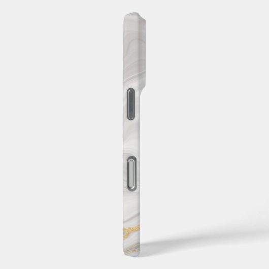 Elegant White And Gold Marble Case-Mate iPhone Hülle (Rückseite / Rechts)