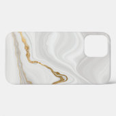 Elegant White And Gold Marble Case-Mate iPhone Hülle (Rückseite (Horizontal))