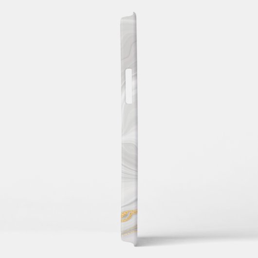 Elegant White And Gold Marble Case-Mate iPhone Hülle (Rückseite / Rechts)