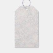 Elegant White Calla Lilies Floral Vielen Dank Geschenkanhänger (Rückseite)