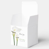 Elegant White Calla Lilies Wedding Geschenkschachtel (Geöffnet)