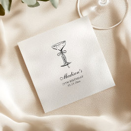 Elegant White Champagne Party  Serviette