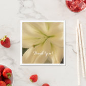 Elegant White Crema Napkins Serviette (Beispiel)