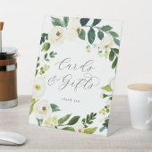 Elegant White Floral Cards and Gifts Sockelschild (In SItu)