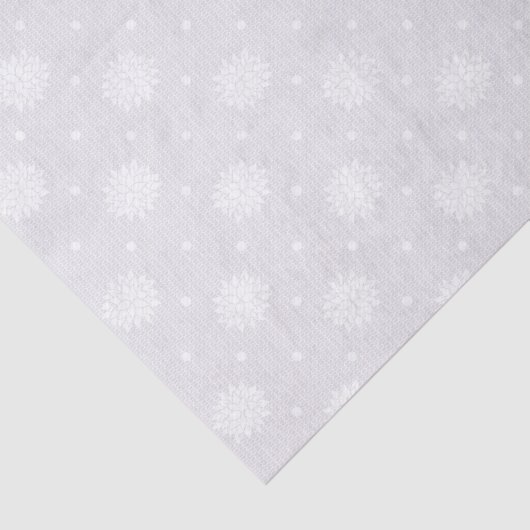Elegant White Floral Lace Seidenpapier (Ausschnitt)