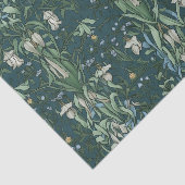 Elegant White Floral Seidenpapier (Ausschnitt)