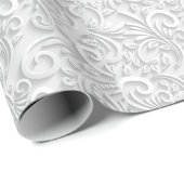 Elegant White Geschenkpapier (Rolleneckpunkt)