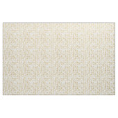 Elegant White Gold Blätter Grüne Botanische Garten Stoff (Fat Quarter (45,7 x 55,9 cm))