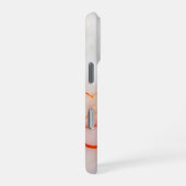 Elegant White & Gold Marble Pattern iPhone Hülle (Rechte Seite)