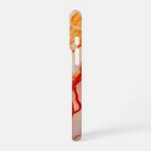 Elegant White & Gold Marble Pattern iPhone Hülle (Linke Seite)