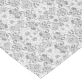 Elegant White Lace Formal Dark Tischdecke (Schrägansicht)