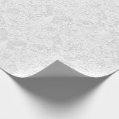 Elegant White Lace Geschenkpapier (Ecke)