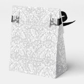 Elegant White Lace Geschenkschachtel (Rückseite)
